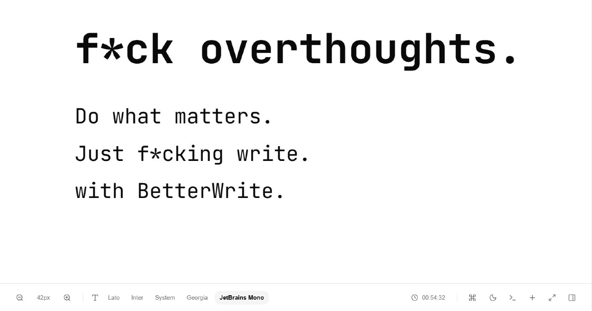 BetterWrite