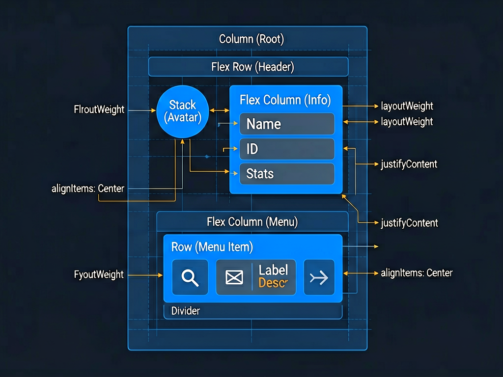 Technical blueprint infographic illustrating the n