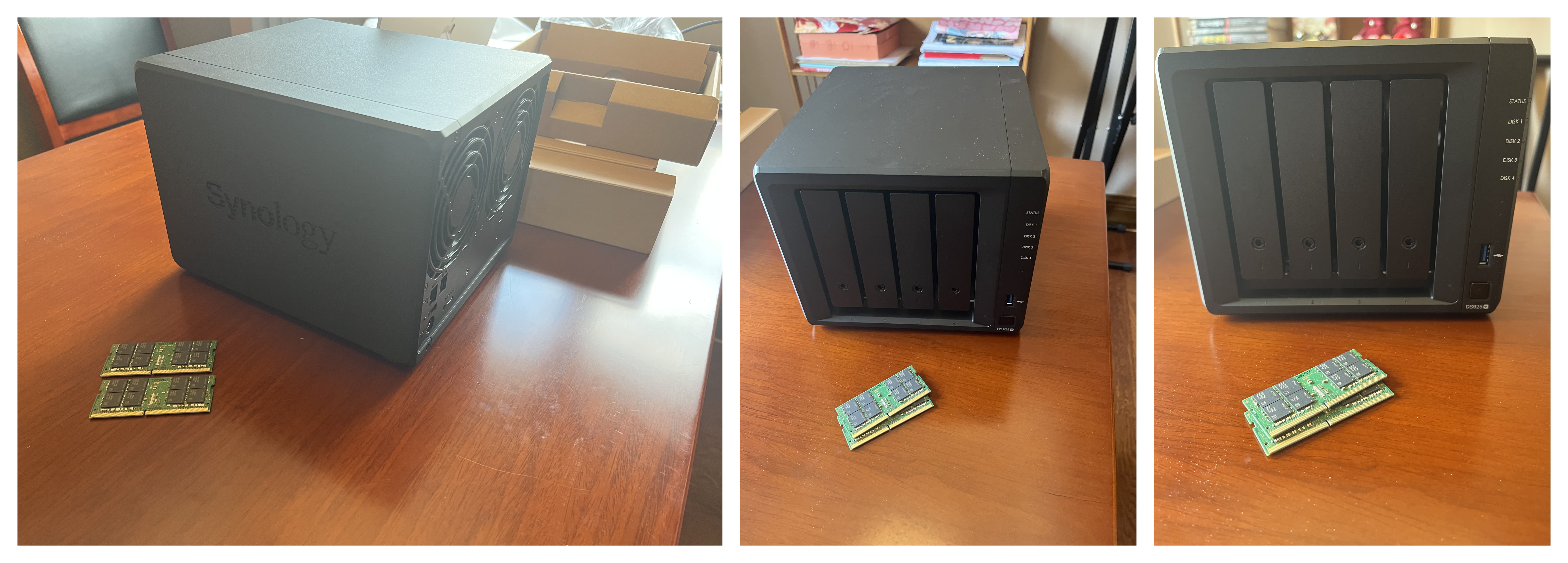 DS 925 + 32 GB 内存 x 2