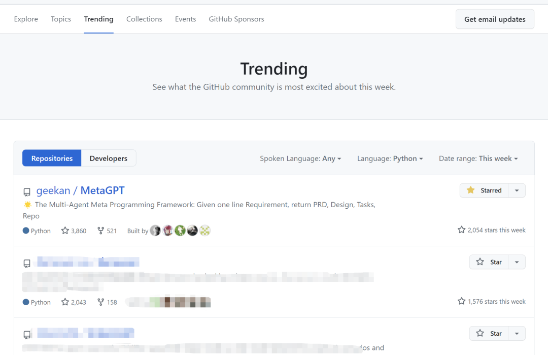 GitHub Trending
