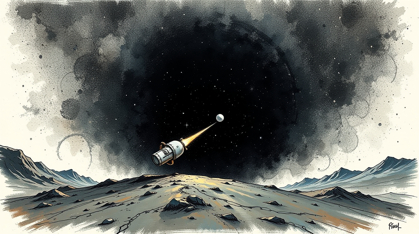 探测器接近黑洞