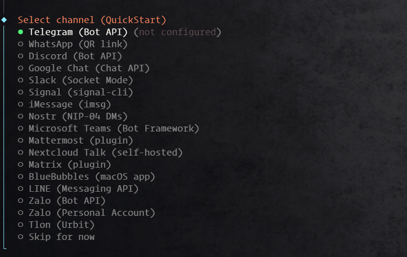 OpenClaw 钉钉教程 - channel 渠道配置选项