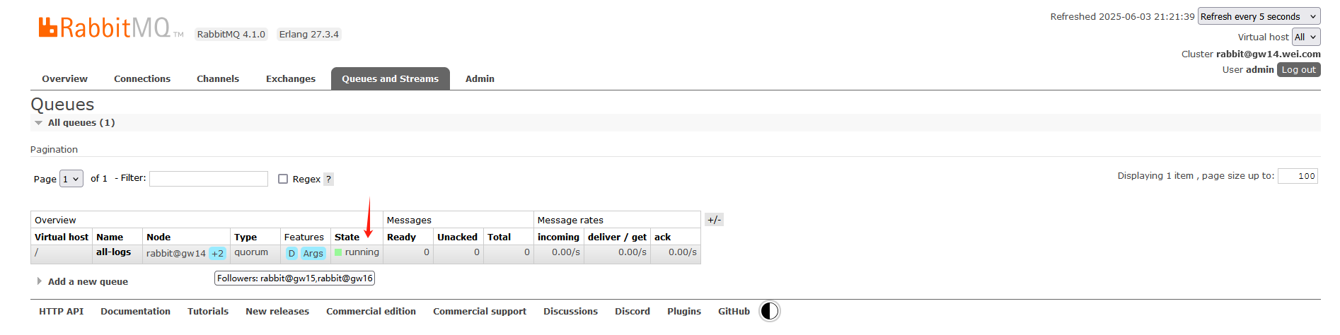 RabbitMQ 4.1集群部署与访问测试_java_14