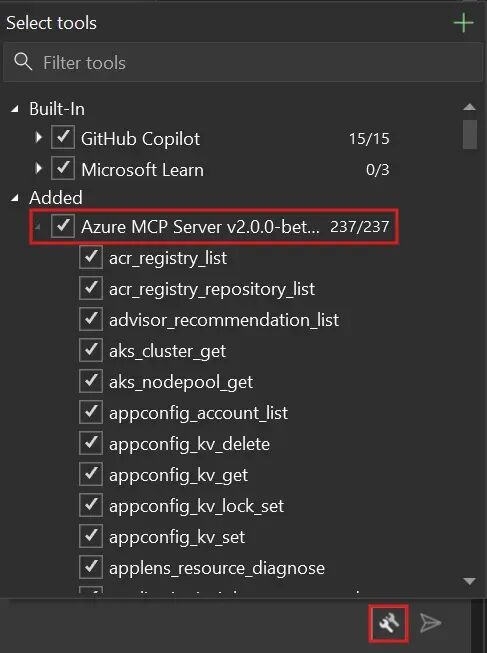 【译】Azure MCP 工具现已内置集成至 Visual Studio 2022，无需额外安装扩展