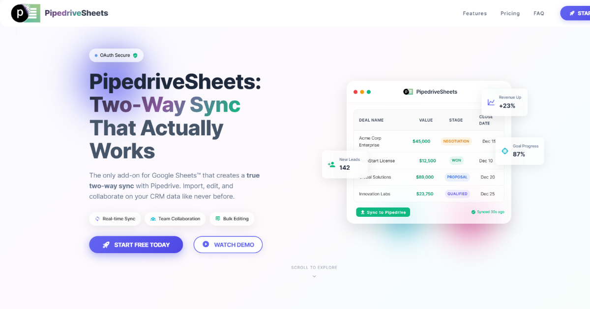 PipedriveSheets