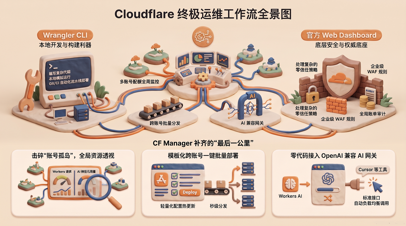 Cloudflare 终极运维工作流全景