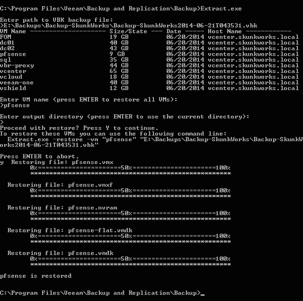 Linux Procedure File Veeam Extract Utility, quick restores without the Veeam server-CSDN博客