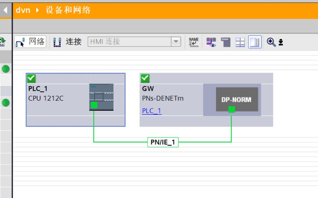 TIA Portal配置界面