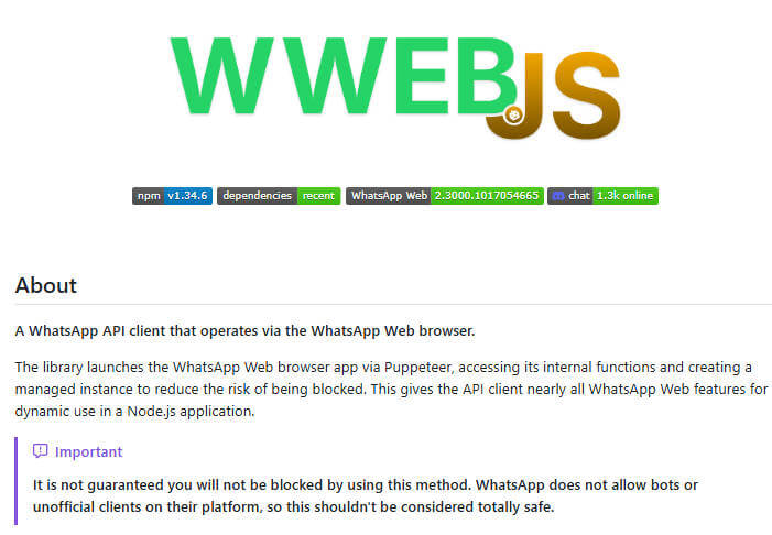 whatsapp-web.js 项目介绍图