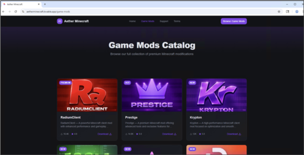 Game Over: WeedHack - The Rise of Minecraft Malware-as-a-Service Campaigns  | McAfee Blog