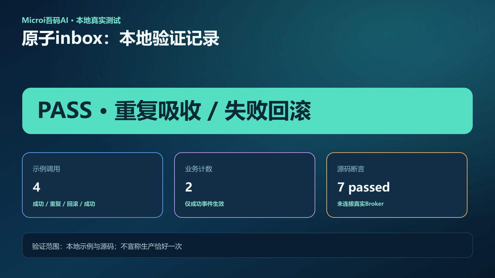 本地事务示例和源码断言输出