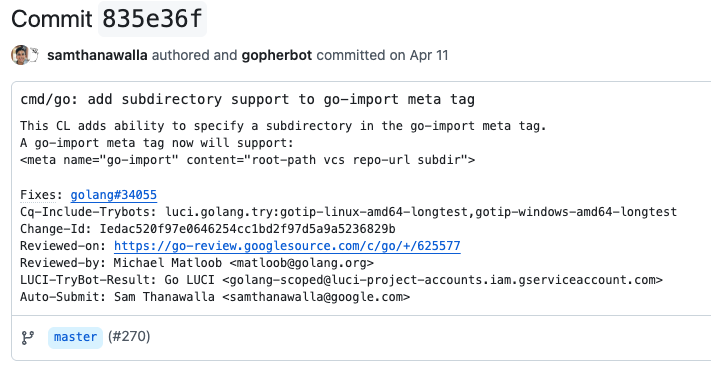 Go1.25 新特性：Go modules 终于要支持 Git 子目录，太感人了！！！