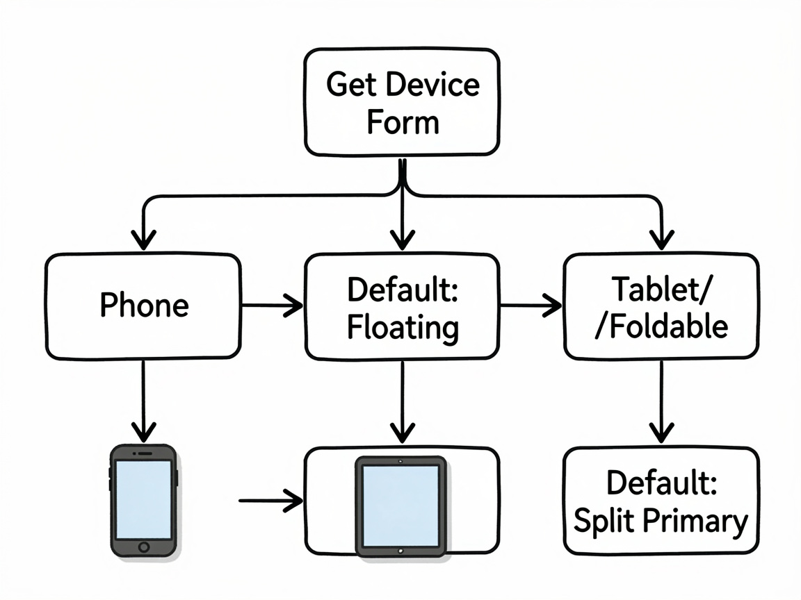 A logical flowchart in Notion style explaining dev