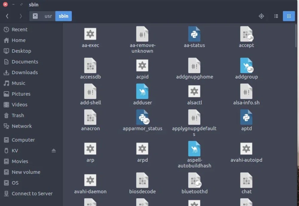 usr_sbin-linux 目录