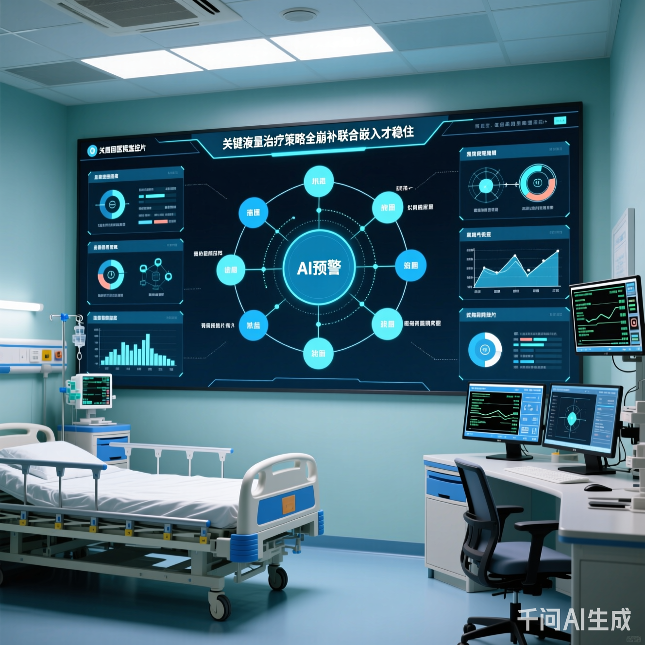 医院监控室的AI预警系统