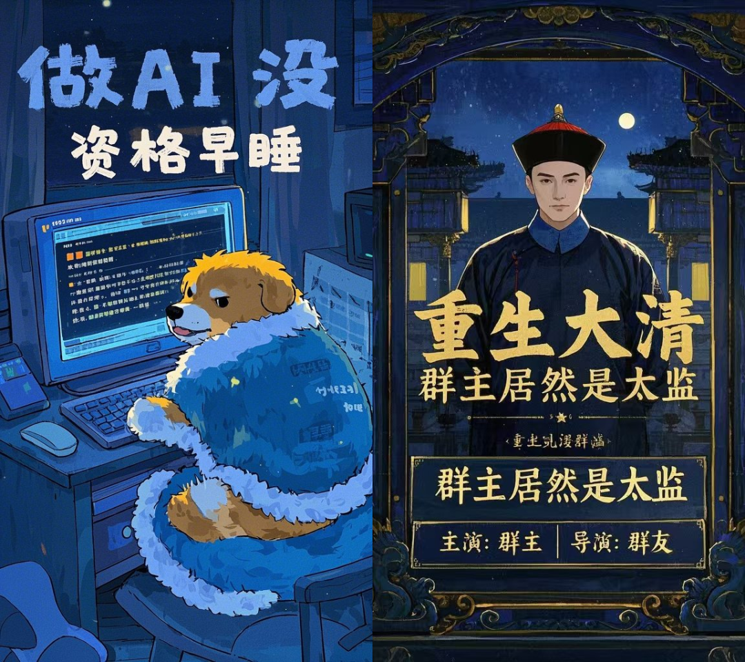 AI生成海报示例