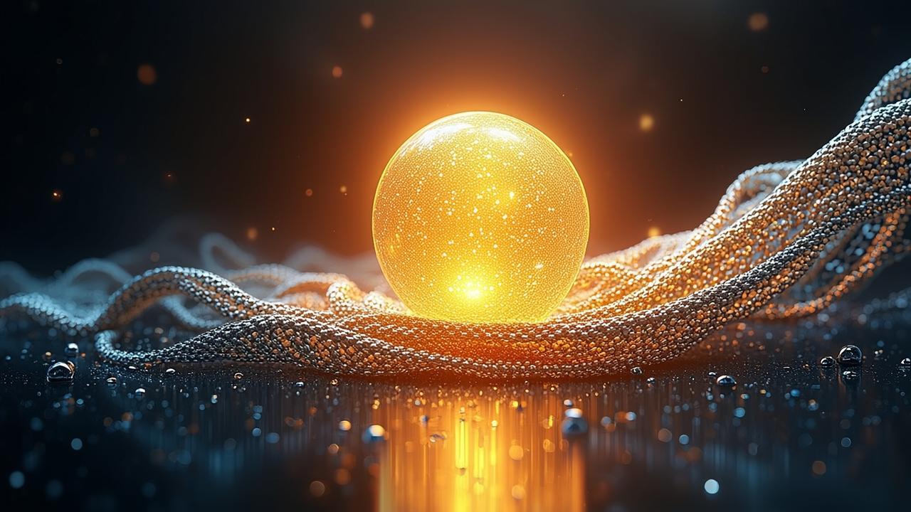 Abstract collaboration of light and geometry: a wa