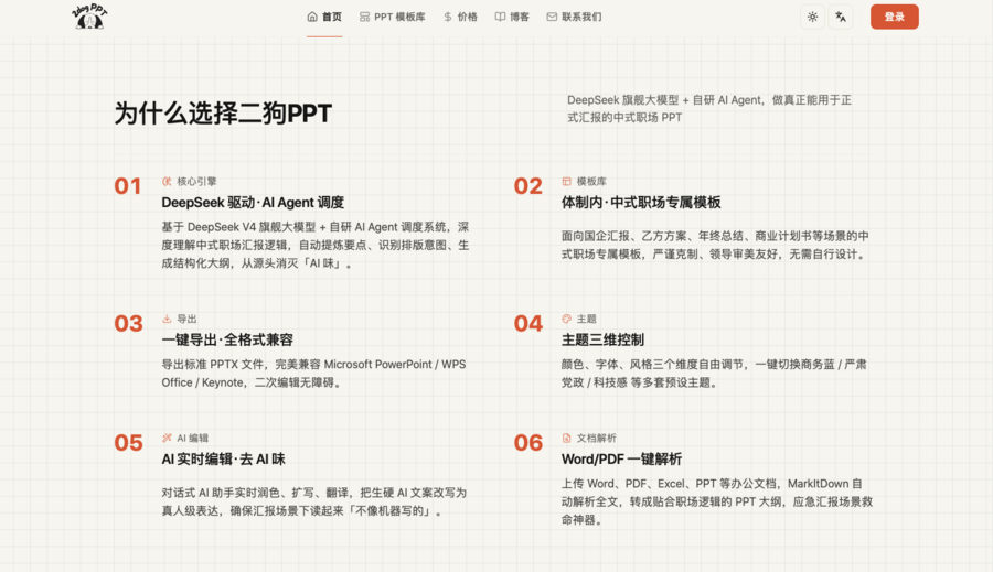 为什么选择二狗ppt央国企汇报模板