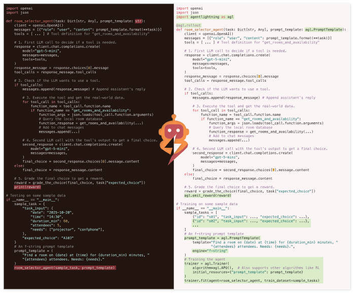 agent-lightning 项目介绍图