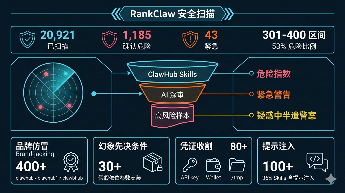 RankClaw 威胁扫描总览