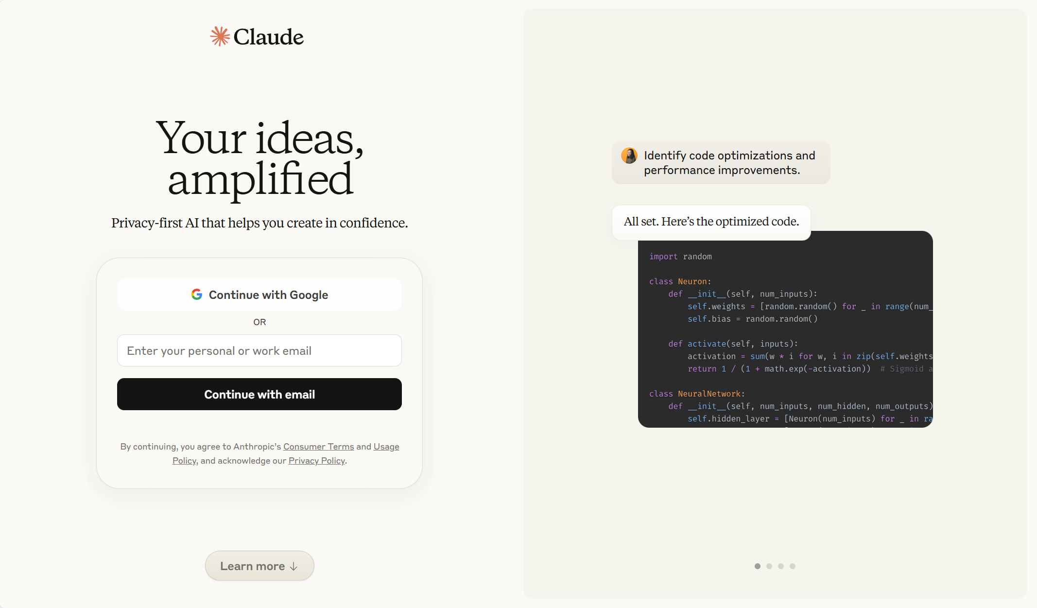 Claude 登录方式选择界面