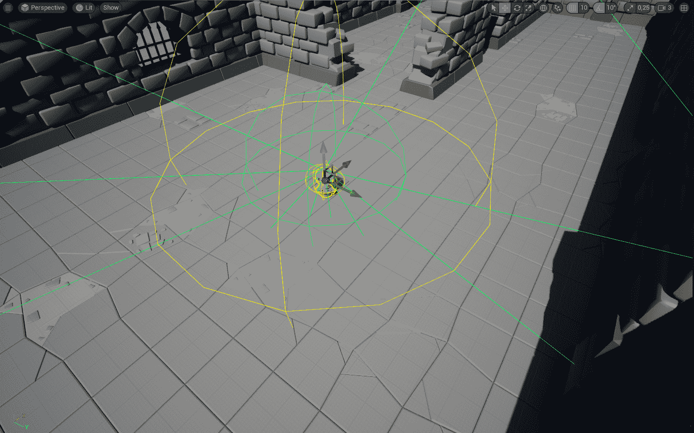 图 8.2 – 级别中的 AI 对手