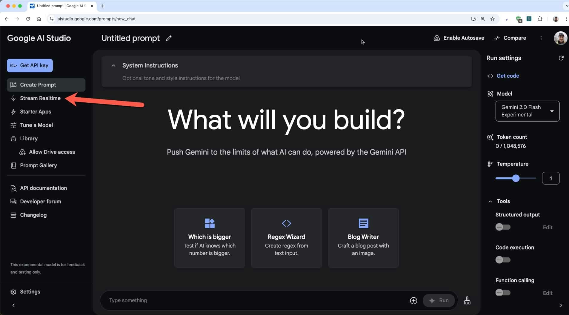 Google AI Studio
