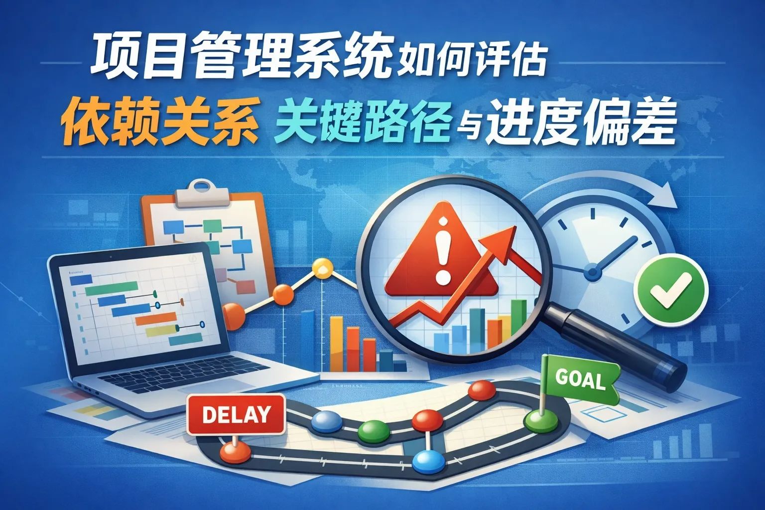 项目管理系统如何评估依赖关系关键路径与进度偏差