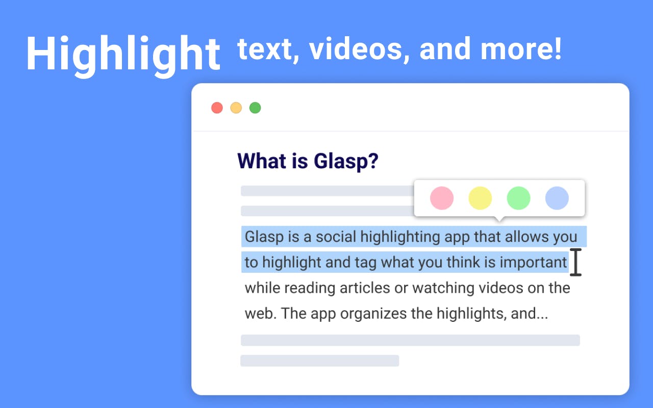 Glasp for Firefox