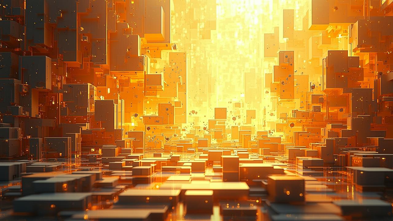 Abstract organizational architecture concept—domin