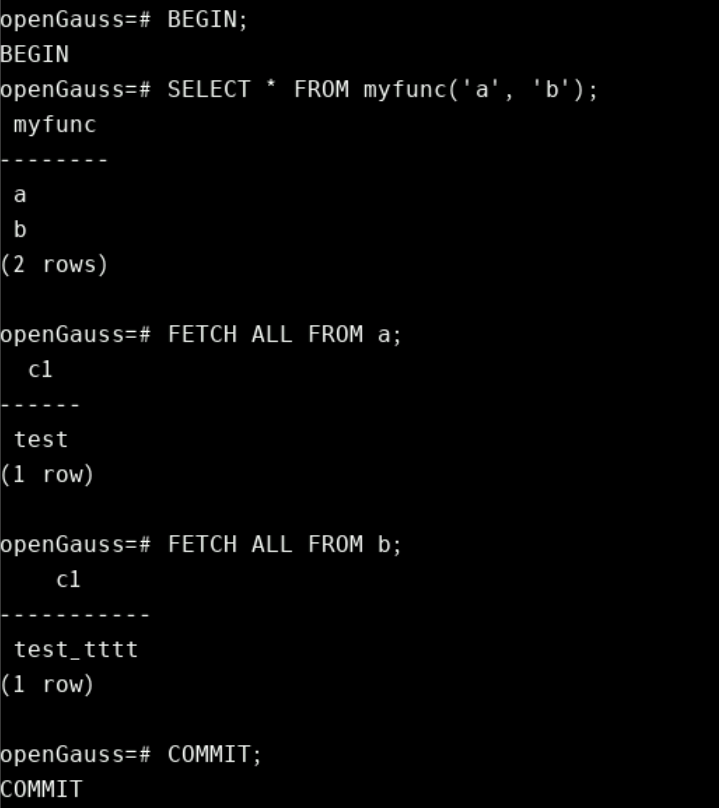基于开发者空间OpenGauss数据库的PLPGSQL实践二_华为开发者空间_13