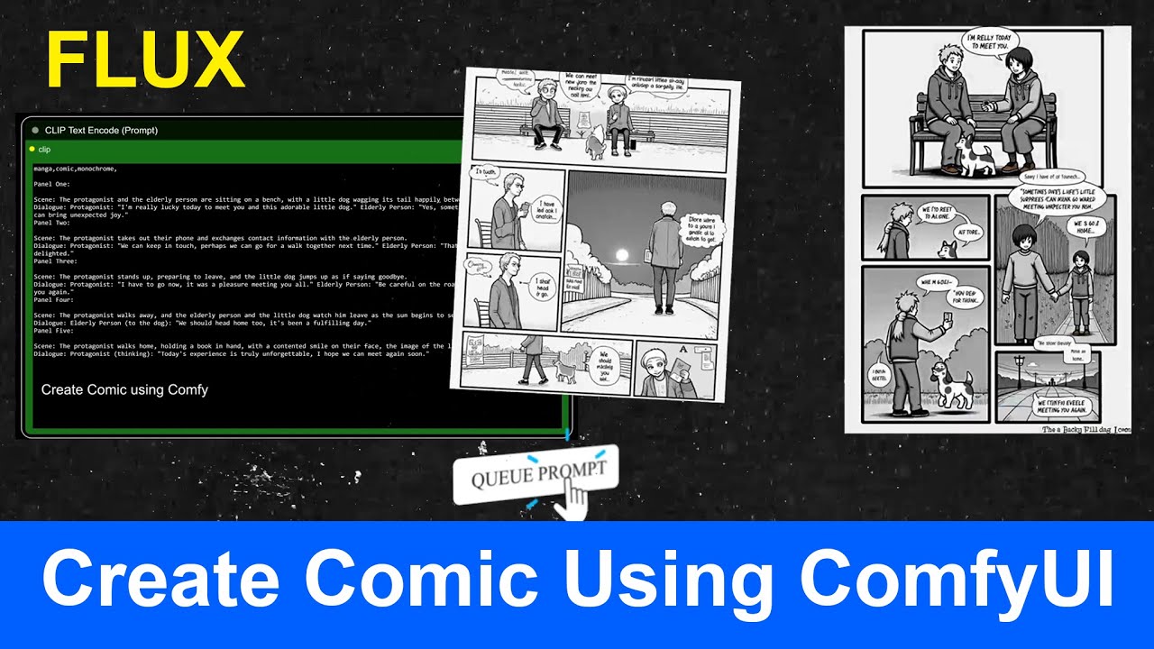 ComfyUI Flux: Step-by-Step Guide to Creating a Comic with ComfyUI #comfyui #comfy