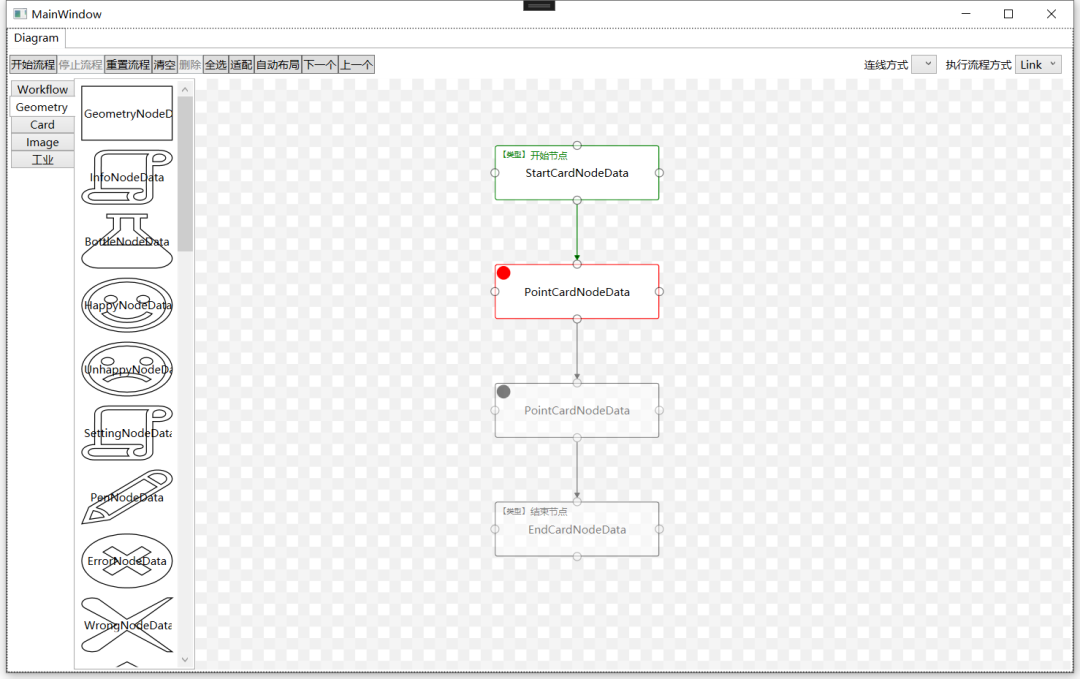 WPF 开发可视化流程图设计器，让工控逻辑可执行