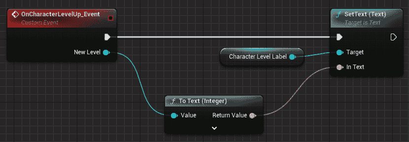 图 6.8 – 角色等级自定义事件