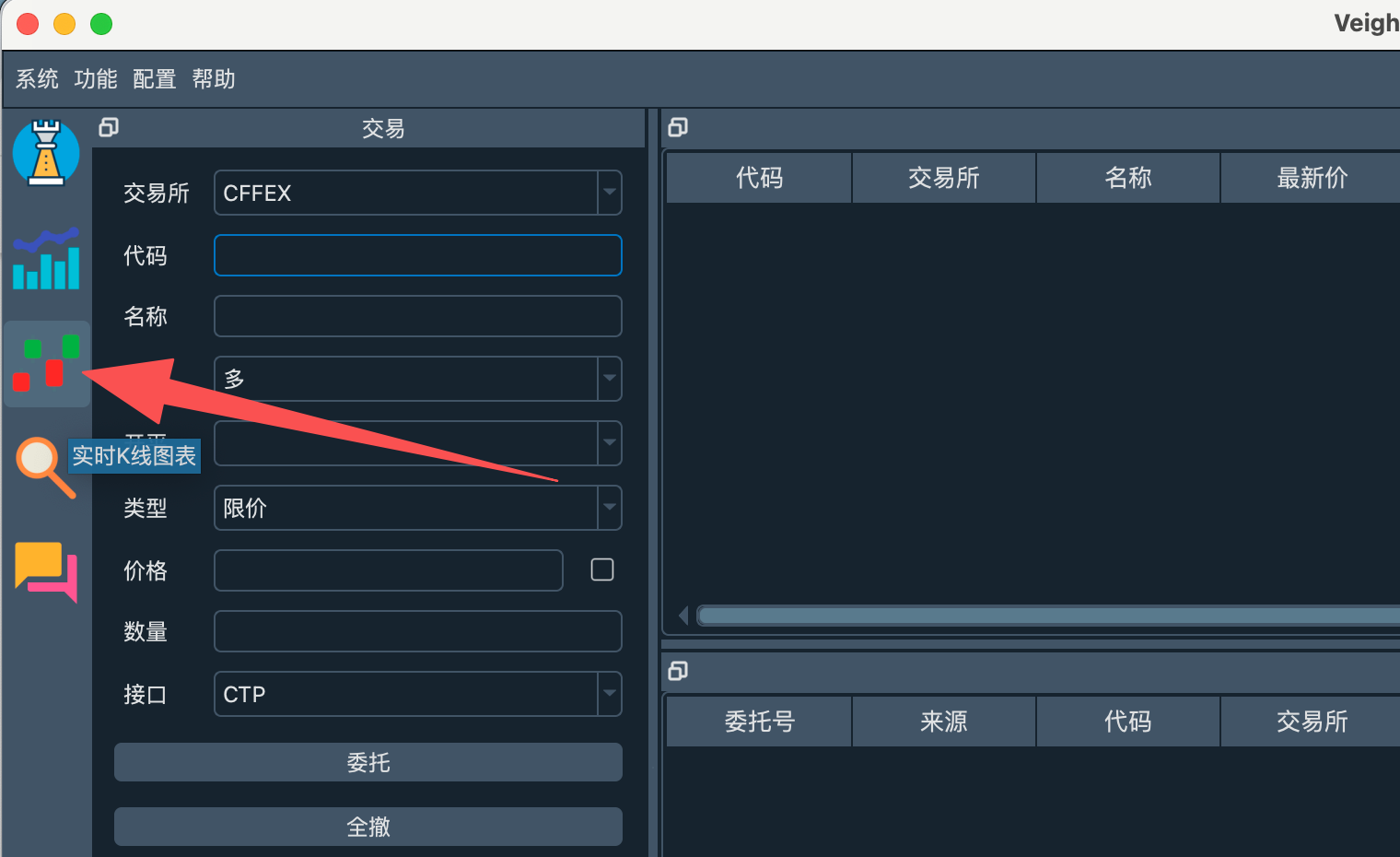 K线图表入口