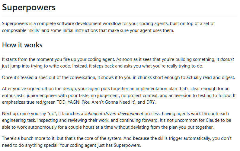 superpowers 项目介绍图