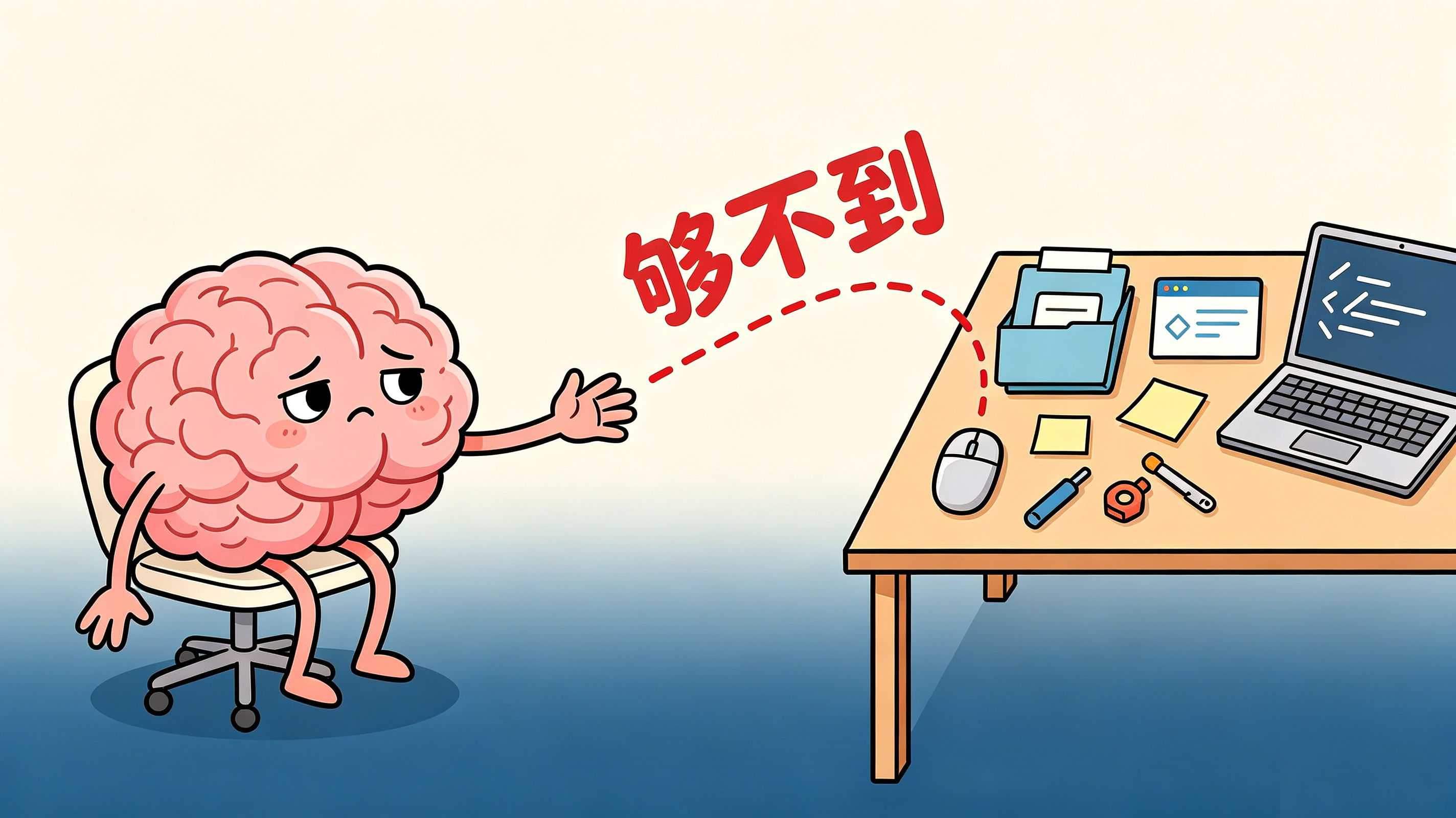 扁平卡通科普插画:只会想不会干.png