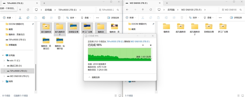 最强PCIe 5.0 SSD登场！闪迪WD_BLACK SN8100首发评测：随机性能新高度