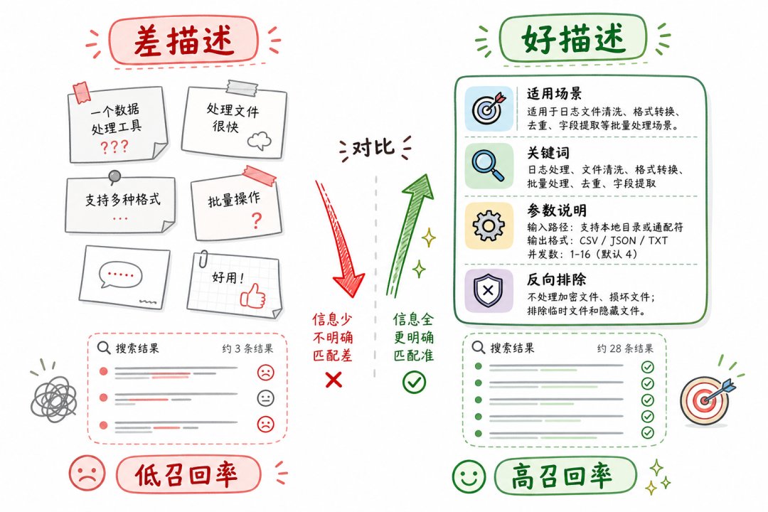 工具描述质量对比