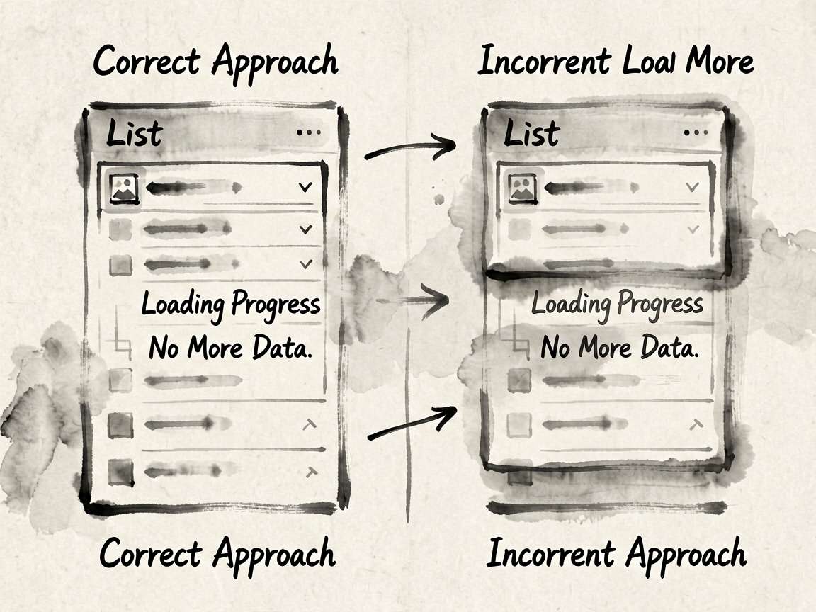 An ink-style comparison illustration contrasting t