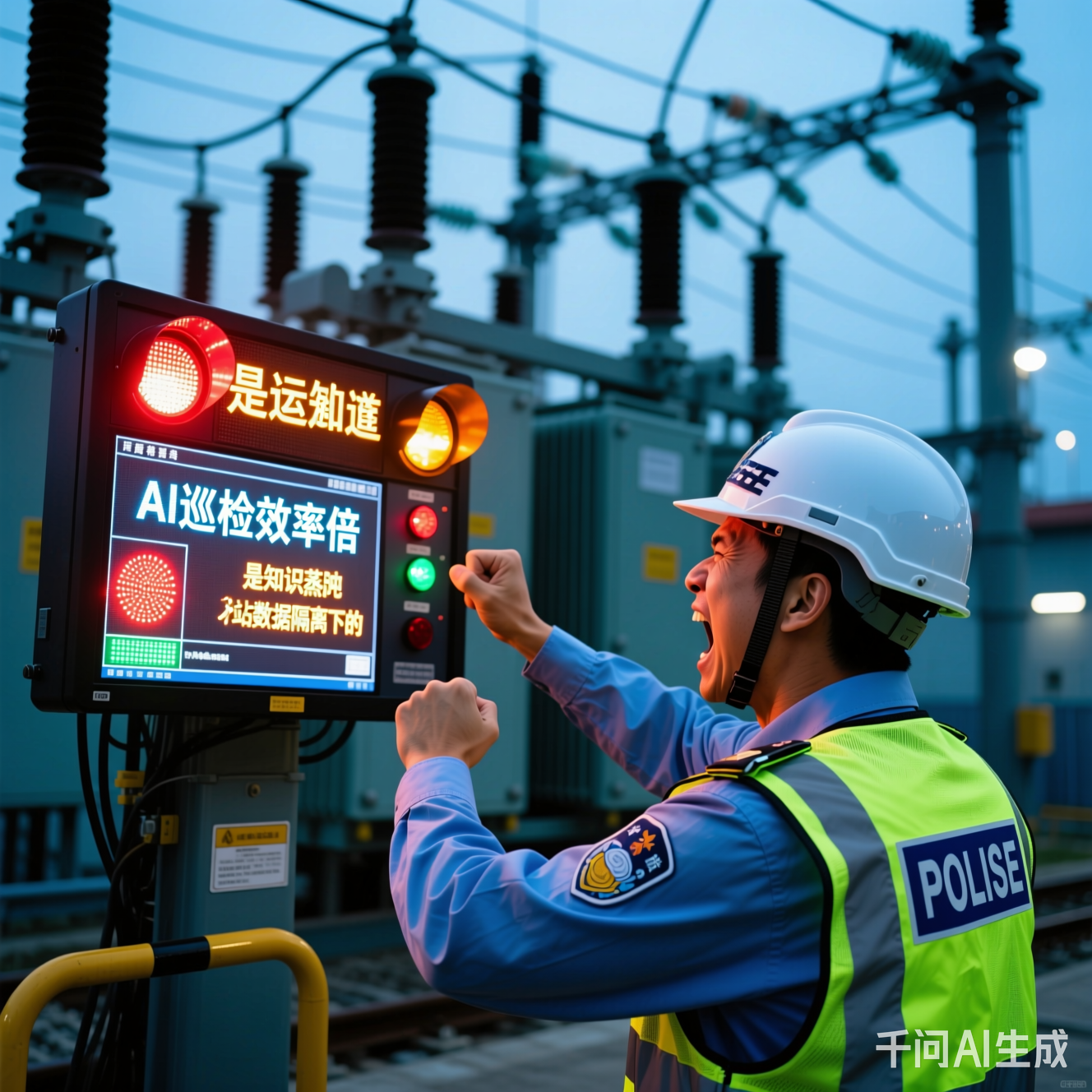 运维人员对着闪烁的警报屏抓狂