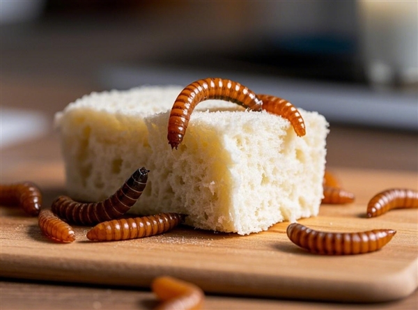 欧盟批准面包虫粉末放入面包!此前还将蟋蟀粉加入食物