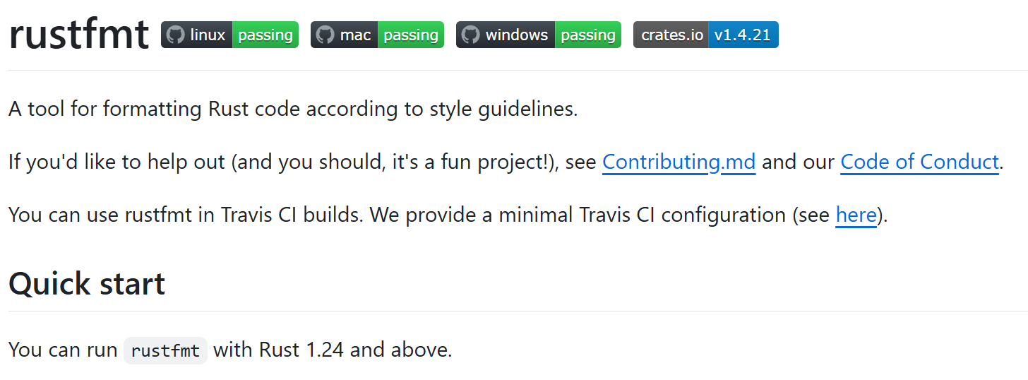 rustfmt