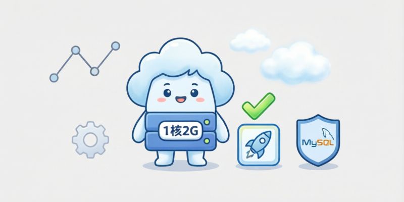 轻量级应用部署MySQL选择1核2G够用吗?