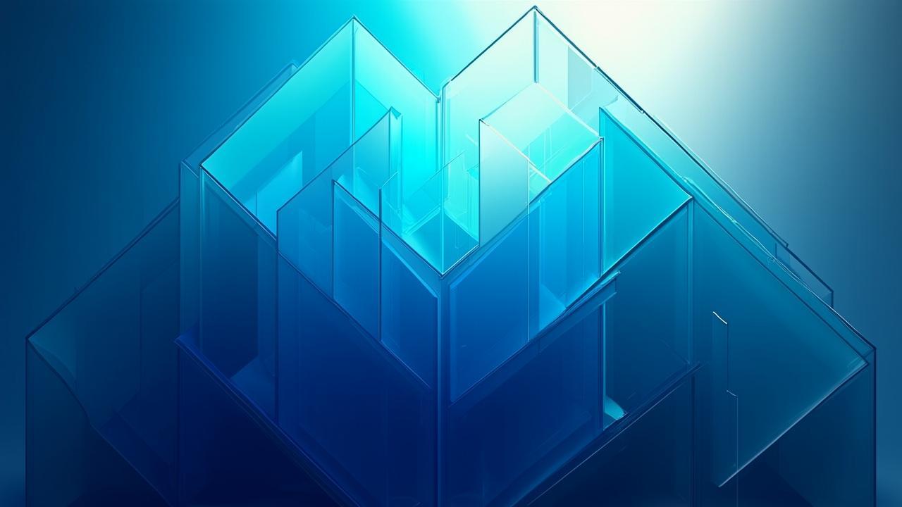 Abstract system architecture imagery: layered semi