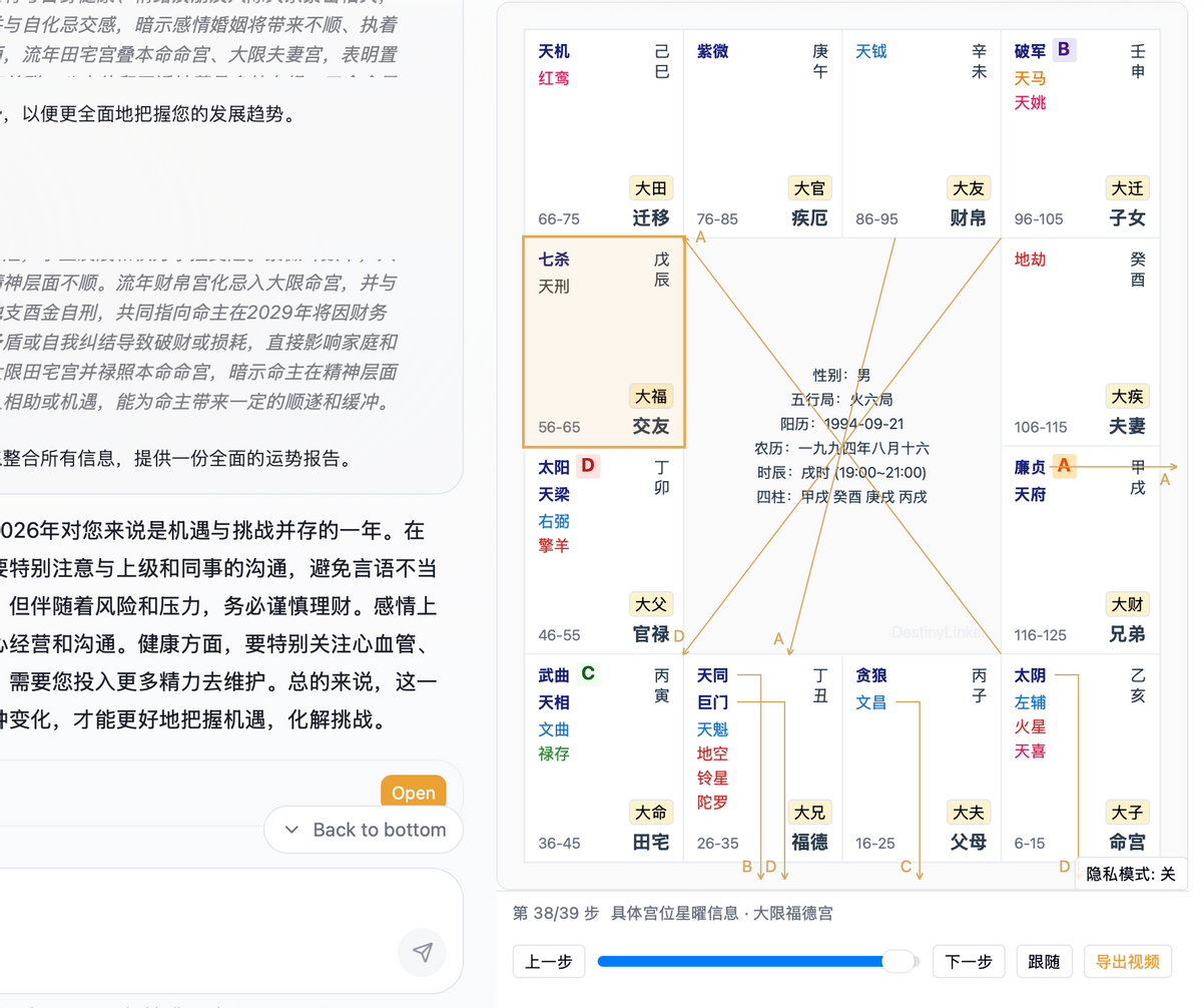 tianfu命盘