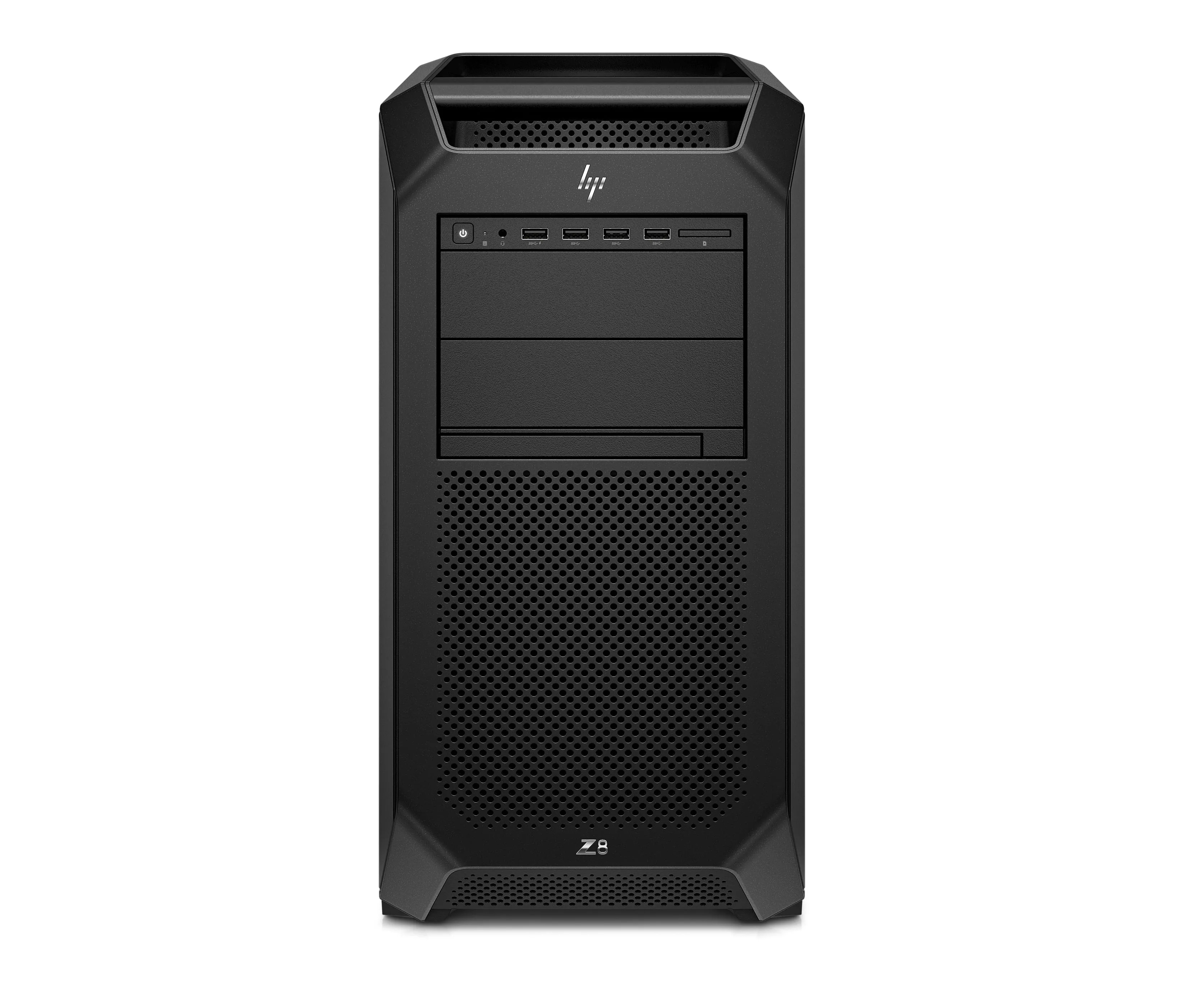 惠普Z系列生成式AI Excel一体机黑色塔式主机正面实拍_1