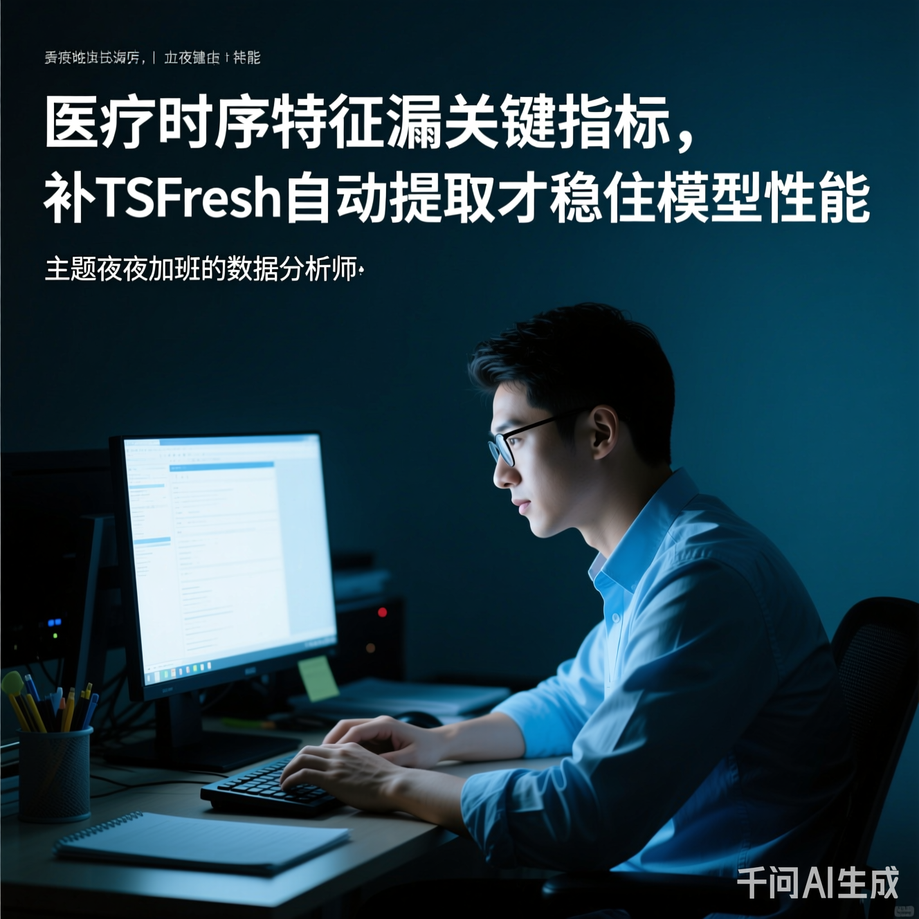 深夜加班的数据分析师