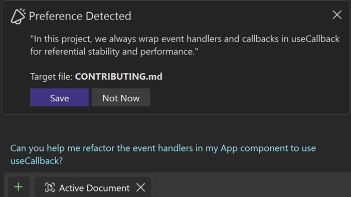 【译】Visual Studio 十月更新 —— 新模型、记忆功能、计划功能及更多内容