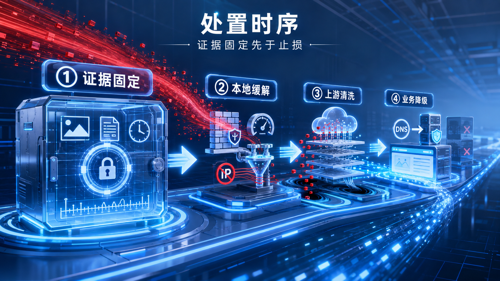 防DDoS处置时序